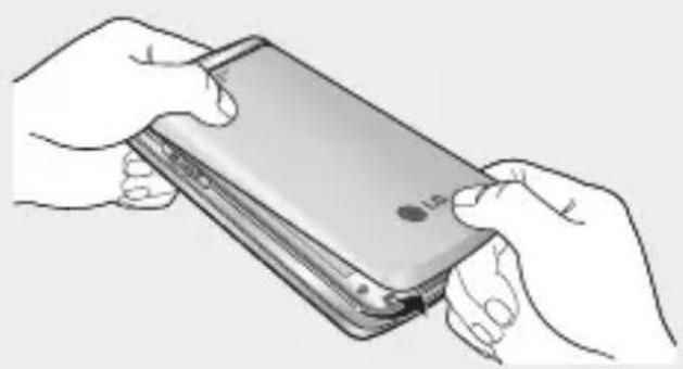 LG Ice Cream - Remove the battery cover - 2