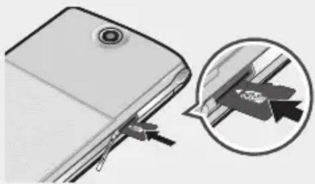 LG Ice Cream - Installing a memory card - 1
