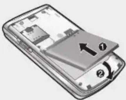LG Ice Cream - Install the battery - 1