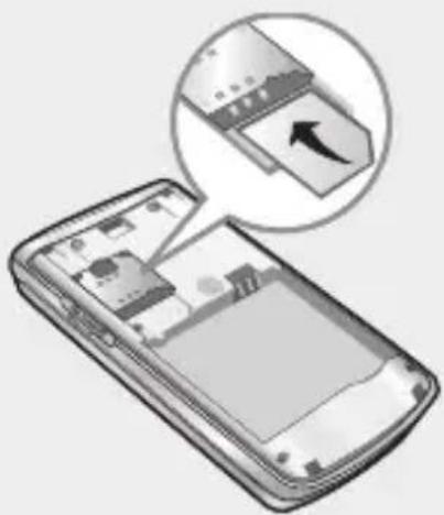 LG Ice Cream - Installing the SIM and battery - 1