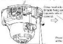 PANASONIC WV-SFR531 - Step3 Mount the camera to the attachment plate Step5 - 4