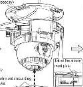 PANASONIC WV-SFR531 - Step3 Mount the camera to the attachment plate Step5 - 2