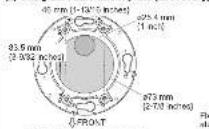 PANASONIC WV-SFR531 - Step2 Fixing the attachment plate - 2