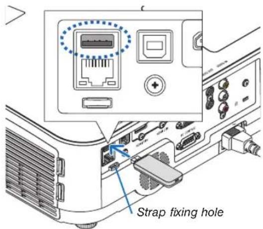 Strap fixing hole