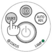 SOURCE ECO AUTO ADJ. STATUS LAMP