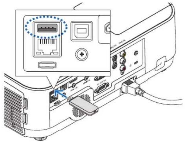 Diagram showing a device's internal components with an attached labeled port, highlighting a network switch or socket.