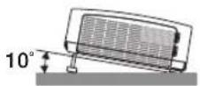 NEC NP-ME301X - Place the projector in a horizontal position - 1