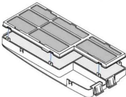 NEC NP-ME301X - Put the filter unit back to the projector cabinet. - 3