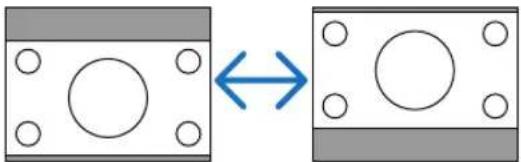 NEC NP-ME301X - Adjusting the Vertical Position of Image [POSITION] (not available on ME401W/ME361W/ME331W/ME301W) - 1