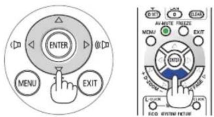 ENTER MENU EXIT T O B C A AN-MUTE FREEZE MENU EXIT ENTER + - DOUM + - ECON ECON FETR L G L G G G