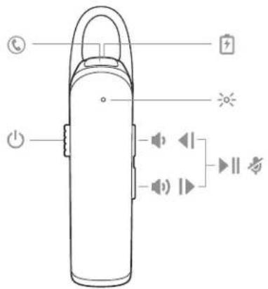 Diagram of a portable electronic device with labeled components including phone, battery, lamp, and speaker connections