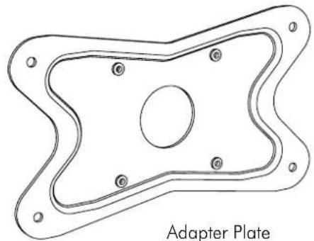 Atdec AC-AP-2010 - Adapter plate - 1