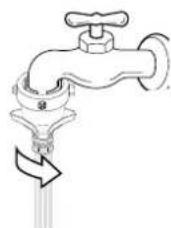 LG WF-T7010TP - Fixing the connector of connector and water supply hose - 1