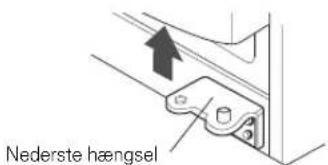 Nederste hængsel