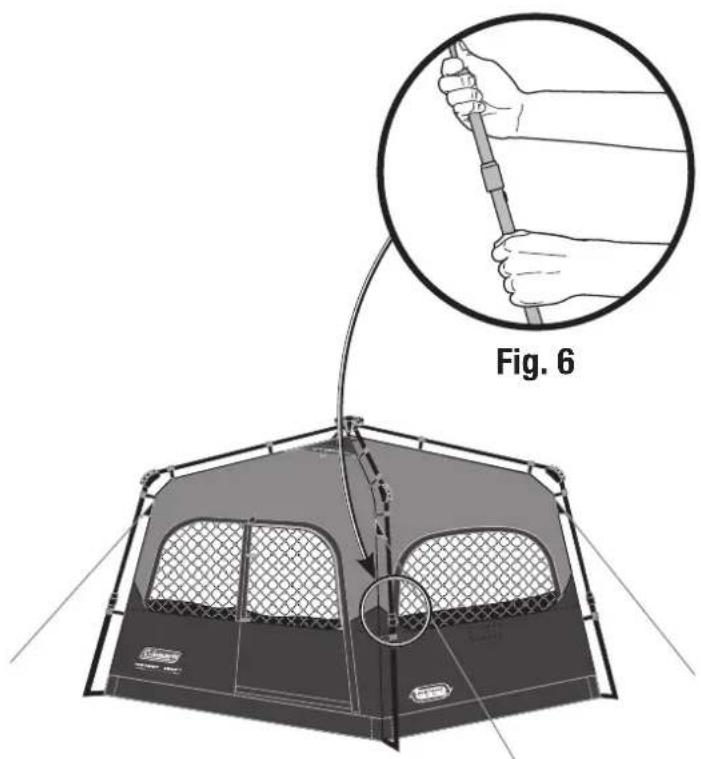 COLEMAN Instant Up 6P - Raise the Tent - 2