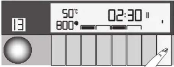 13 50°C 800° 02:30" .