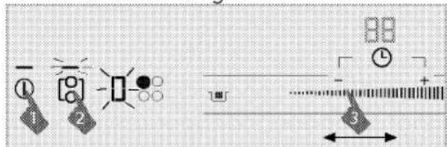 GRUNDIG GIEI824470H - At tænde den brede kogezone - 1