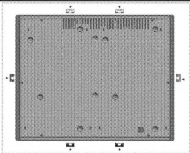 GRUNDIG GIEI824470H - Set bagfra (tilslutningshuller) - 2