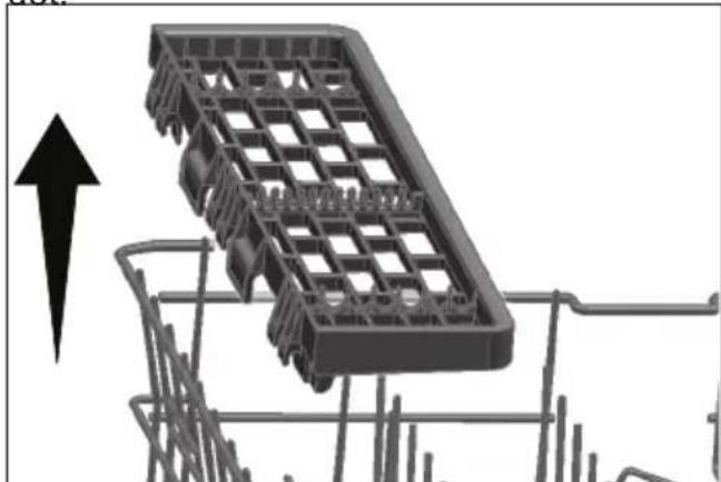 GRUNDIG GNU 4P835 - Højdejusteret holder i øverste kurv - 3