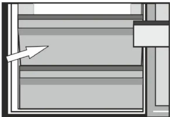 GRUNDIG GKN 26245 FXN - Fack för förvaring av färska livsmedel (låg temperatur -2 ^0C - +3 ^0C ). - 1