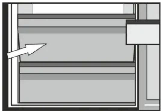 GRUNDIG GKN 26245 FN - Maitotuotteiden (kylmäsäilytys) lokero - 1