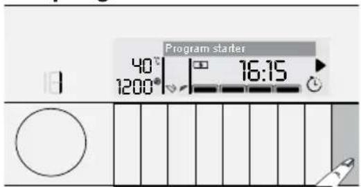 Program starter 40° 16:15 1200°