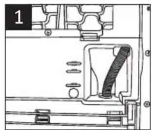 GRUNDIG GTN 38250 HGF - Tilslutning af afløbsslangen - 1