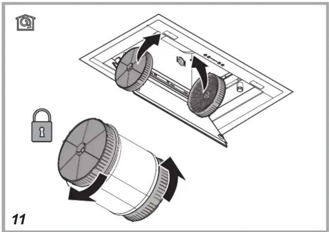 Diagram illustrating door lock mechanism with labeled components and directional arrows, including a lock icon and numbered parts 11.
