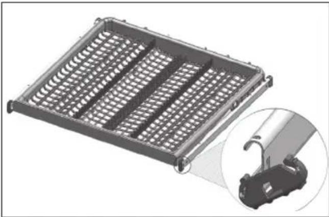 GRUNDIG GNU 4P821 X - ∅verste bestikkurv - 1