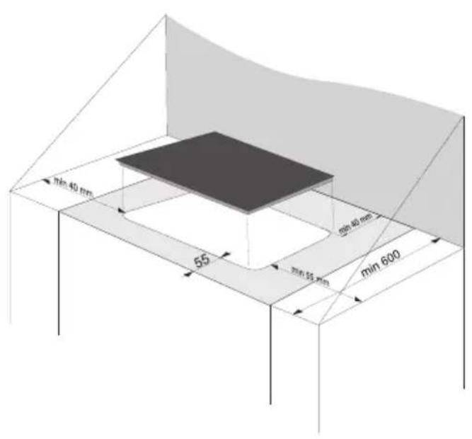 HISENSE CH640S - MONTERING AF EN GLASKERAMISK KOGEPLADE - 2