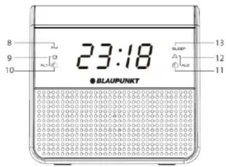 8 9 10 23:18 BLAUPUNKT SLEEP ALB 13 12 11