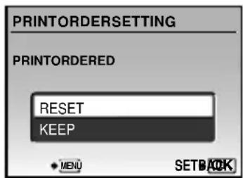 PRINTORDERSETTING PRINTORDERED RESET KEEP MENU SETBACK