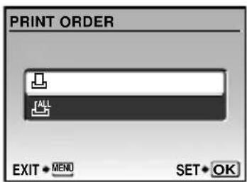 PRINT ORDER EXIT • MENU SET • OK