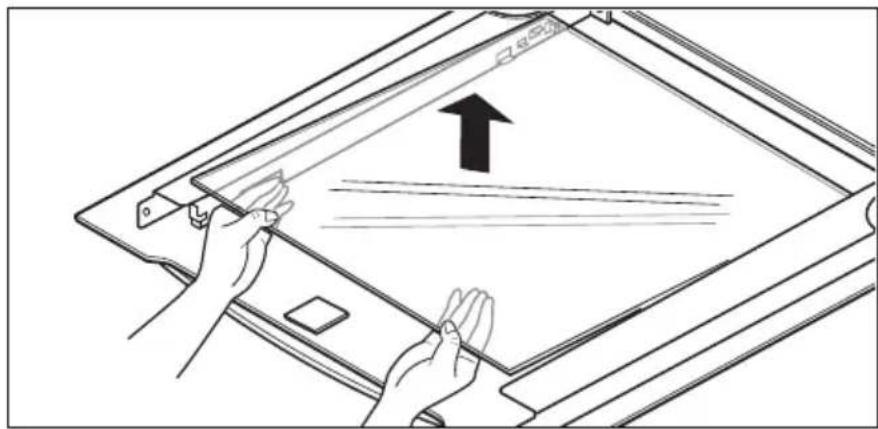 LG LB621100S - Procedure i forbindelse med afmontering af låge ved rengøring - 5