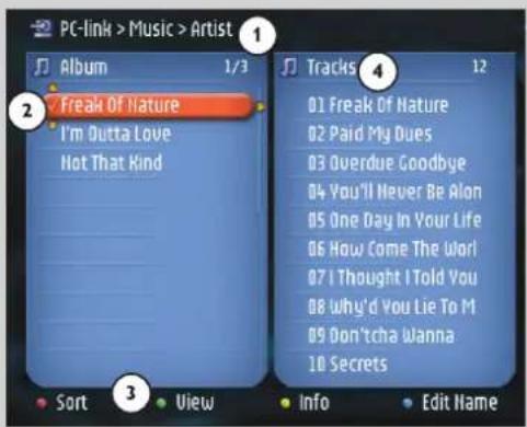 PHILIPS Streamium SL400I - Navigation View (navigeringsvisning) - 1
