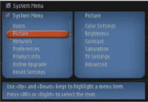 PHILIPS Streamium SL400I - Kapitel 12 - Options (indstillinger) - menu - 2
