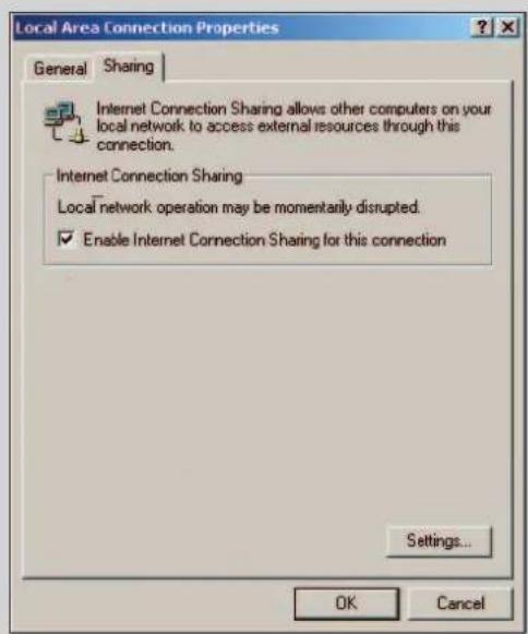 PHILIPS Streamium SL400I - Aktivering af Deling af Internet-forbindelse i Windows Me - 1