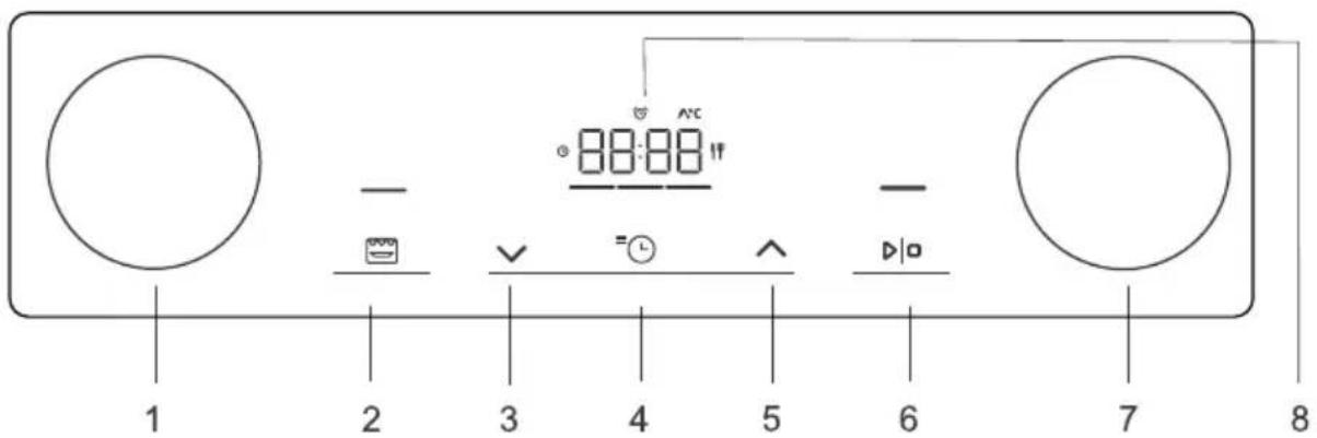HISENSE BP8637B - Betjeningspanel - 1