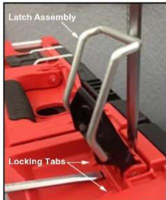 Latch Assembly Locking Tabs
