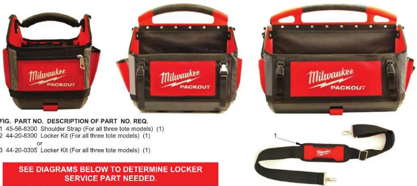 MILWAUKEE 48-22-8410 - PART NO. DESCRIPTION OF PART NO. REQ. - 2