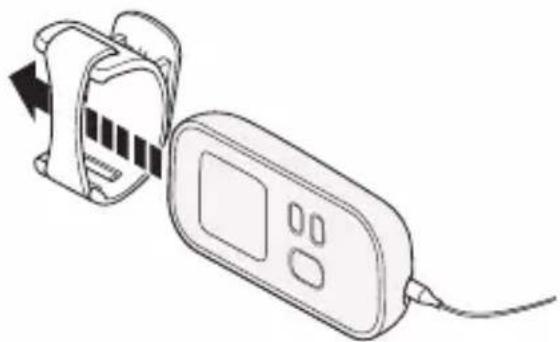 OMRON Max Power Relief PM500 - STEP 5 – ATTACH THE UNIT TO THE BELT CLIP - 1