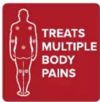 TREATS MULTIPLE BODY PAINS
