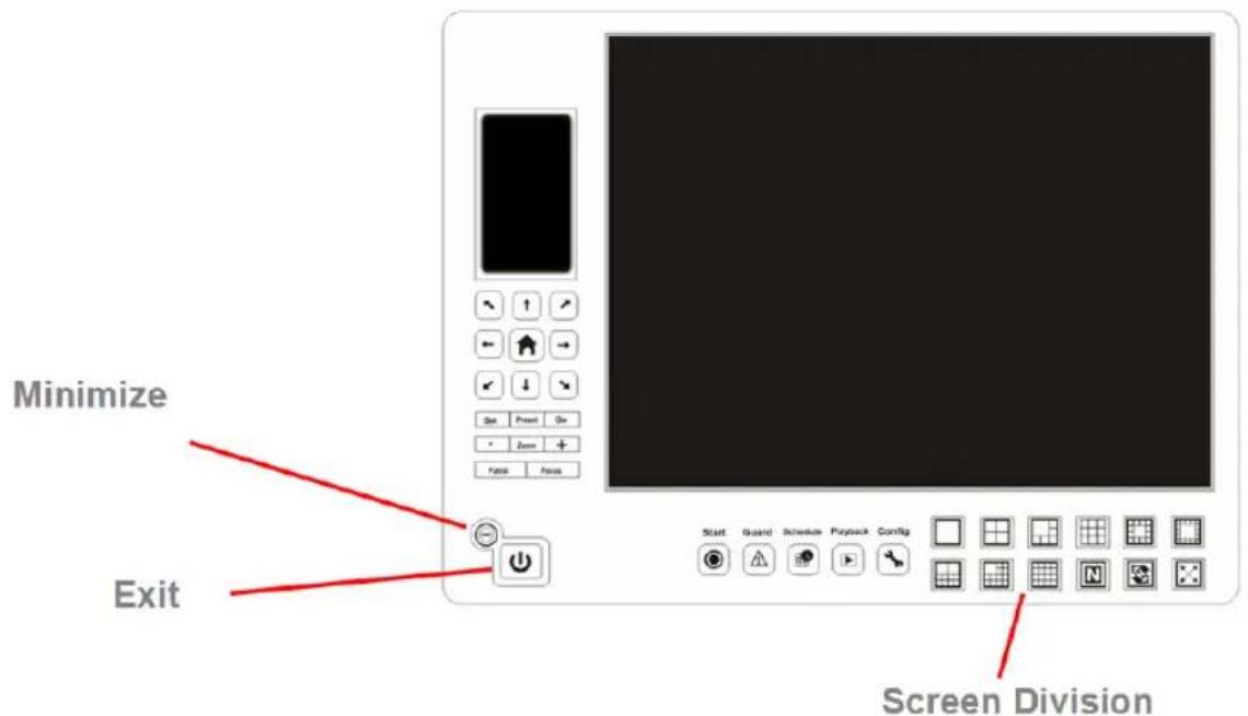 Minimize Exit Screen Division