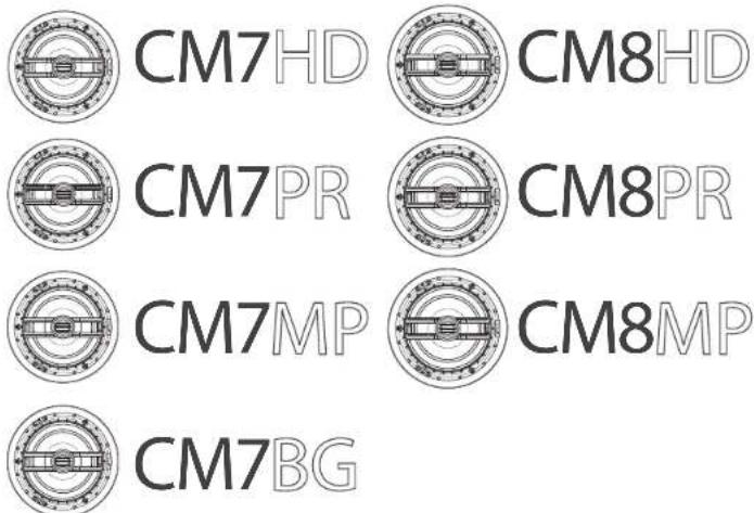 Niles CM8MP - LEFT/CENTER/RIGHT CEILING-MOUNT LOUDSPEAKERS - 1