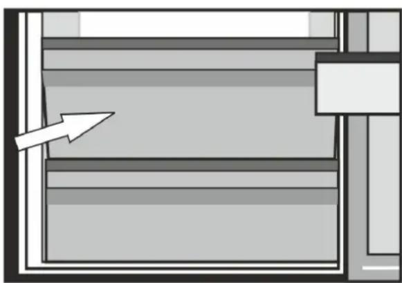 GRUNDIG GKNE 262E40 FN - Kurv til mejerivarer (køleopbevaring) - 1