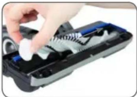 Wertheim Evolution W7301 - CLEANING OR REPLACING THE AGITATOR BAR - 3