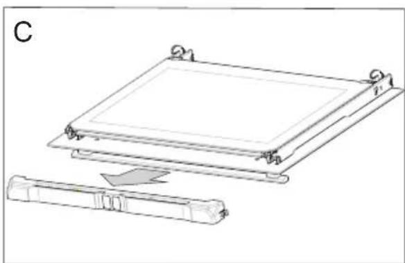 GRAM IO 14642-90 - Removing the inner panel - 2