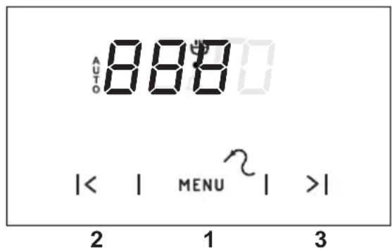 AUTO 888 |< | MENU >| 2 1 3