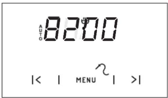 AUTO 8200 |< | MENU >|