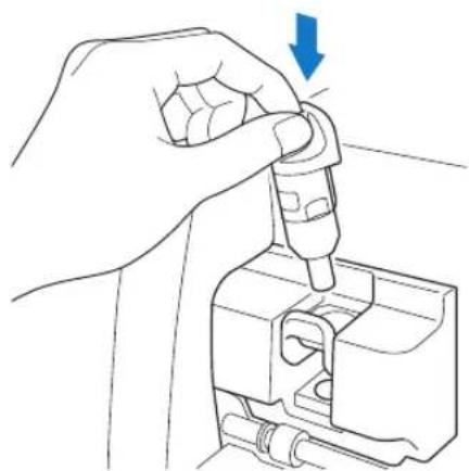BROTHER ScanNcut SDX85M - Remove the pen holder, and then install the blade holder. - 1